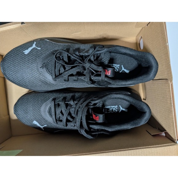 Puma Disperse Shoes Mens Size 8.5 Black Mesh SoftFoam Running Sneakers 312263 03 - Picture 8 of 10